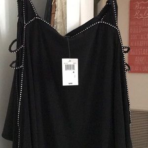 Short cold shoulder dress